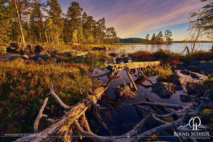Finnland bei Sonnenuntergang Finnland bei Sonnenuntergang