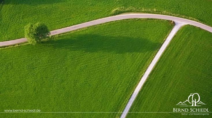 Luftaufnahme Bayern Voralpenland